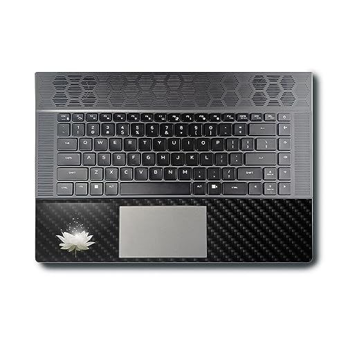 Image of MightySkins Carbon Fiber Skin Compatible With Alienware X16 R1 (2023) Full Wrap Kit - Twilight Lotus | Protective Durable Textured Carbon Fiber Finish | Easy To Apply & Change Styles | Made in the USA
