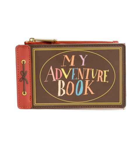 Image of Loungefly Disney Pixar Up Adventure Book Picture Frame Wallet Brown