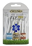 Champ Golf Fly Tee, blanco, paquete de 25 - 83 mm