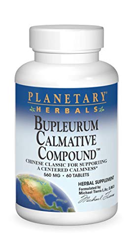 Planetary Herbals Bupleurum Calmative Compound Tablets, 60 Count