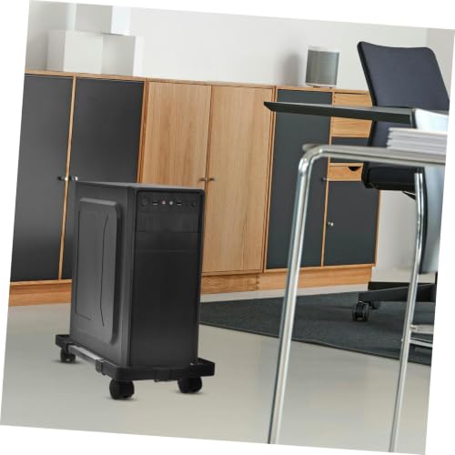 Soporte móvil para CPU de torre de escritorio, con ruedas, resistente, para oficina en casa miniatura 5