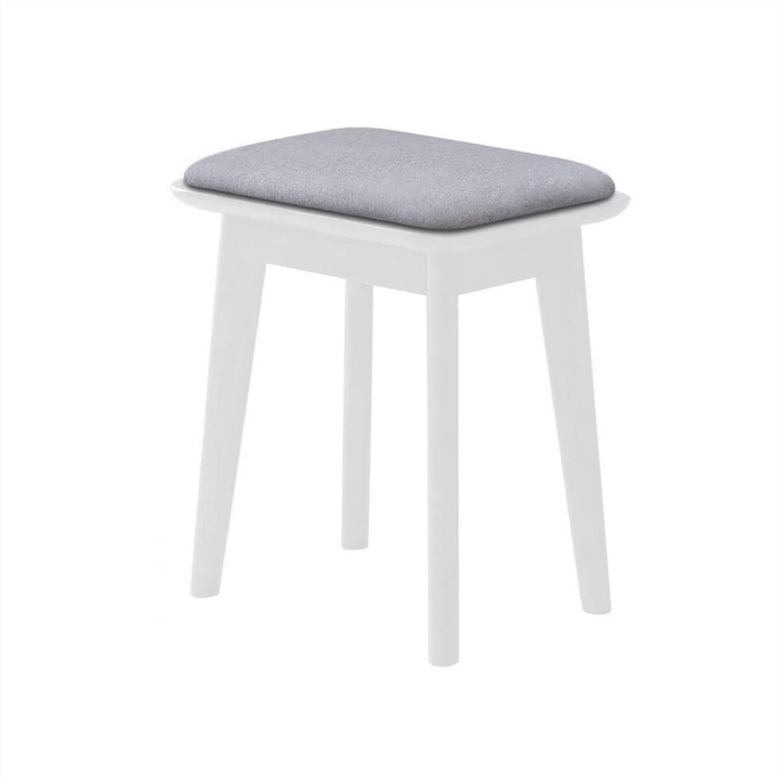 Asiento de maquillaje para mujer con acabado en cuero premium