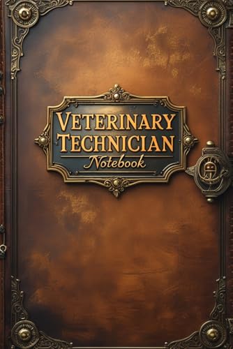 Veterinary technician notebook: lined journal for men women coworker