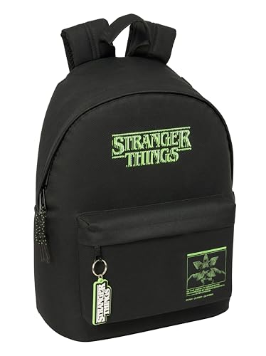 STRANGER THINGS - Mochila Juvenil para Portátil 14.1', Ideal para Jóvenes de Diferentes Edades, Cómoda y Versátil, Calidad y Resistencia, 31x16x41 cm