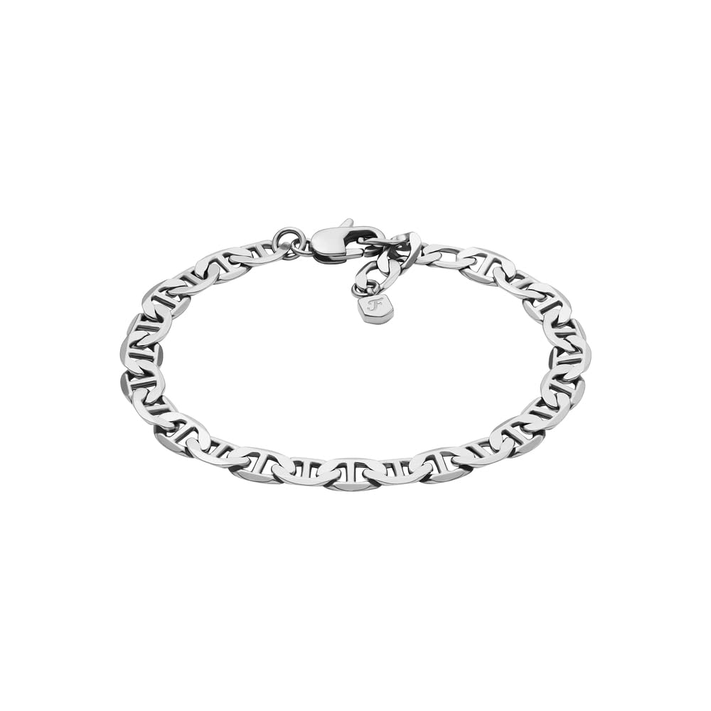 Fossil Heritage Silver JA7239040 Bracelet Unisexe en Acier inoxydable Taille Unique, Taille Unique, Acier inoxydable, Pas de gemme