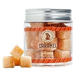 Bear Necessities Gourmet Sugar Cubes β Caramel Infused Sugar Cubes Handcrafted w/Pure Cane Sugar β Perfect for Coffee, Tea & Cocktails β Hostess Gift & Bar Accessory - 70g Jar - About 35 Cubes