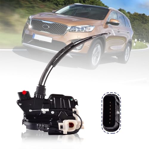 Image of Driver Side Door Lock Actuator Assembly Compatible for Kia Sorento 2011-2015 Replace Front Left Door Lock Latch 81310-2P000 ‎813102P000