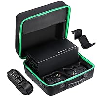Zadii Hard Carrying Case Compatible with Xbox Series X, Protective Travel Bag for Xbox Series X Console, Controllers, Cables and Other Accessories
