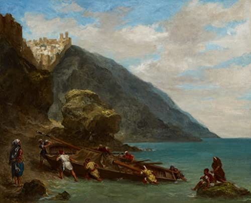 Tableau Vue de Tanger Delacroix pour habiller un grand mur vide