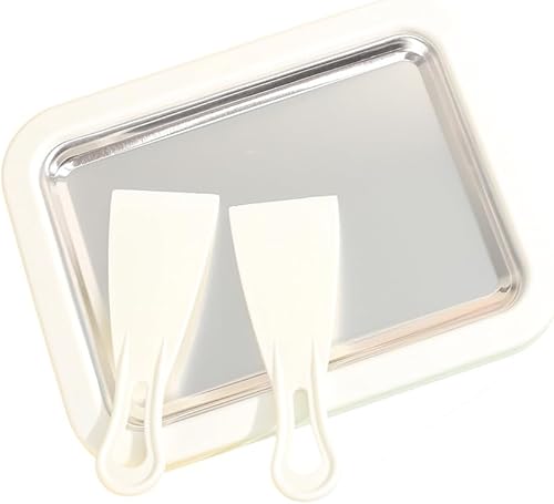 Miniatura 3 de At-Home - Kit de máquina de helados enrollados, máquina de helado con 2 raspadores, divertida actividad familiar, máquina de helado instantáneo para