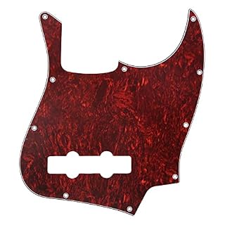 Accessories 3-ply 10Hole JB Bass Guitar Pickguard Blue Pearl PB durable (Color : Bule) – Image 3