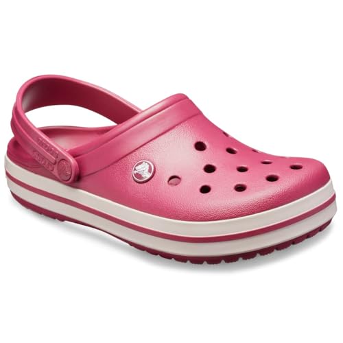 Image of Crocs Unisex Adult Crocband Clog 11016-6OR Pomegranate /Rose Dust M8W10