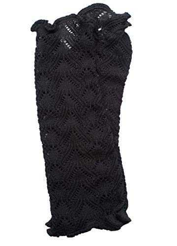 Invero, Merino Armstulpen Missy Uni, 100% Wolle (Schwarz) Cover