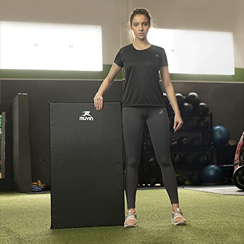 Colchonete de Espuma D18 95cm x 55cm x 3cm Muvin Cnf-300 - Preto