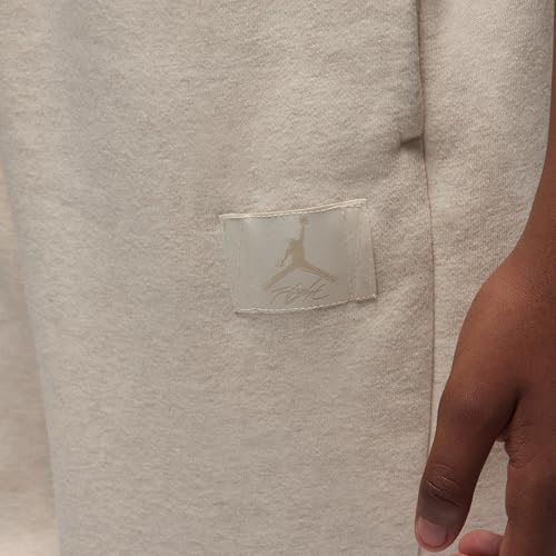 Jordan Flight Essentials Big Kids' Open Hem Pants (Light Orewood Brown)4