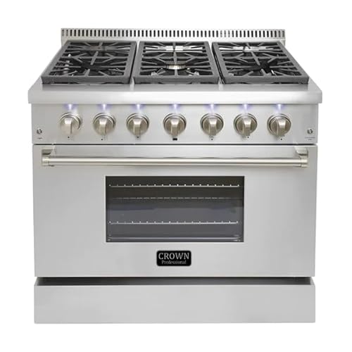 CROWN 36" Professional Dual Fuel Range