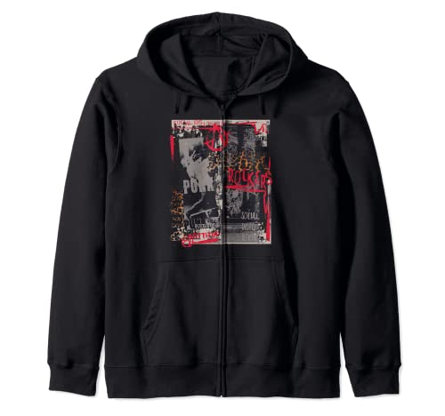 Punk Rocker Band Emo Anarchy Pop Weirdo Gothic 2000 Vêtements Sweat à Capuche