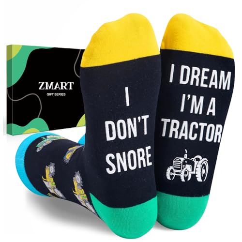 Zmart Tractor Gifts for Men - Tractor Socks, Gift...