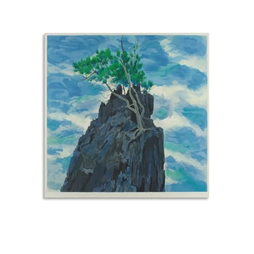 ���R�@�΁u���v ���i��|�X�^�[ �G��̍�i �N�[�� �ǃA�[�g �L�����o�X �p�l�� �I�t�B�X���� �Ԃ牺���� �ŉ� �M�t�g28x28inch(70x70cm)