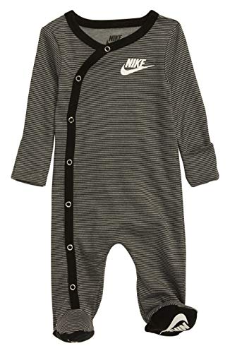 Nike Infant/Toddler Printed Footed Coverall (Dark Grey Heather(56F514-042), 6 Months)
