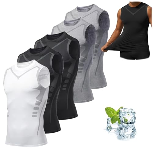 Sculptix Ultimate Compression Tank, Sculptix Compression Undershirt Tank, Vest Tummy Tightening for Workout