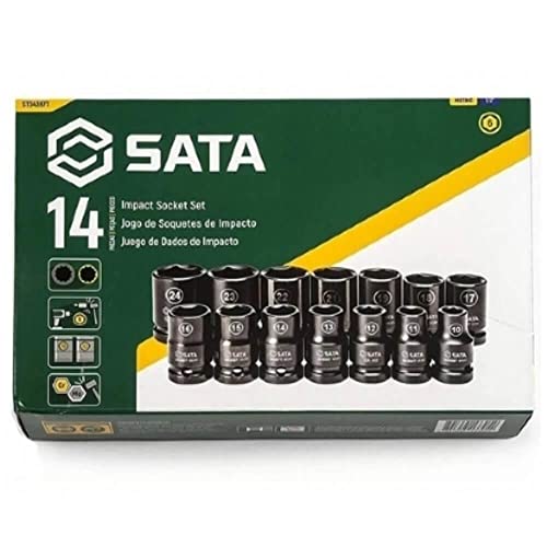 SATA ST34397T - Set di 14 bussole metriche a