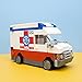 Uvini Building Block Pull Back Car for Kids, Toy Car Building Sets, Ambulance Car Model to Build, Best Gift for Kids, 122 Pieces