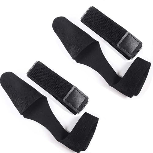 PAIKIUU 2PCS Fishing Rod Strap Sleeve Black