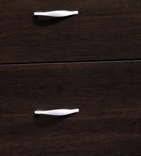 Sauder Beginnings 4-Drawer Chest, L: 27.48" X W: 15.512" X H: 39.055", Cinnamon Cherry finish
