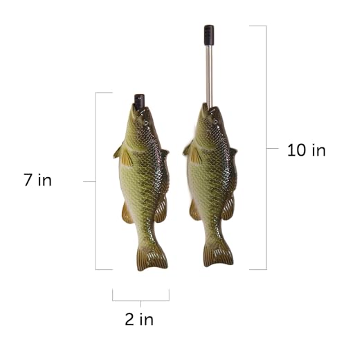 Encendedor con diseño de pez para pesca miniatura 4