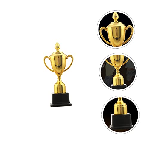 BESPORTBLE 2 Peças De Troféu De De Plástico Troféus De Futebol Troféu De Futebol Para Crianças Decor