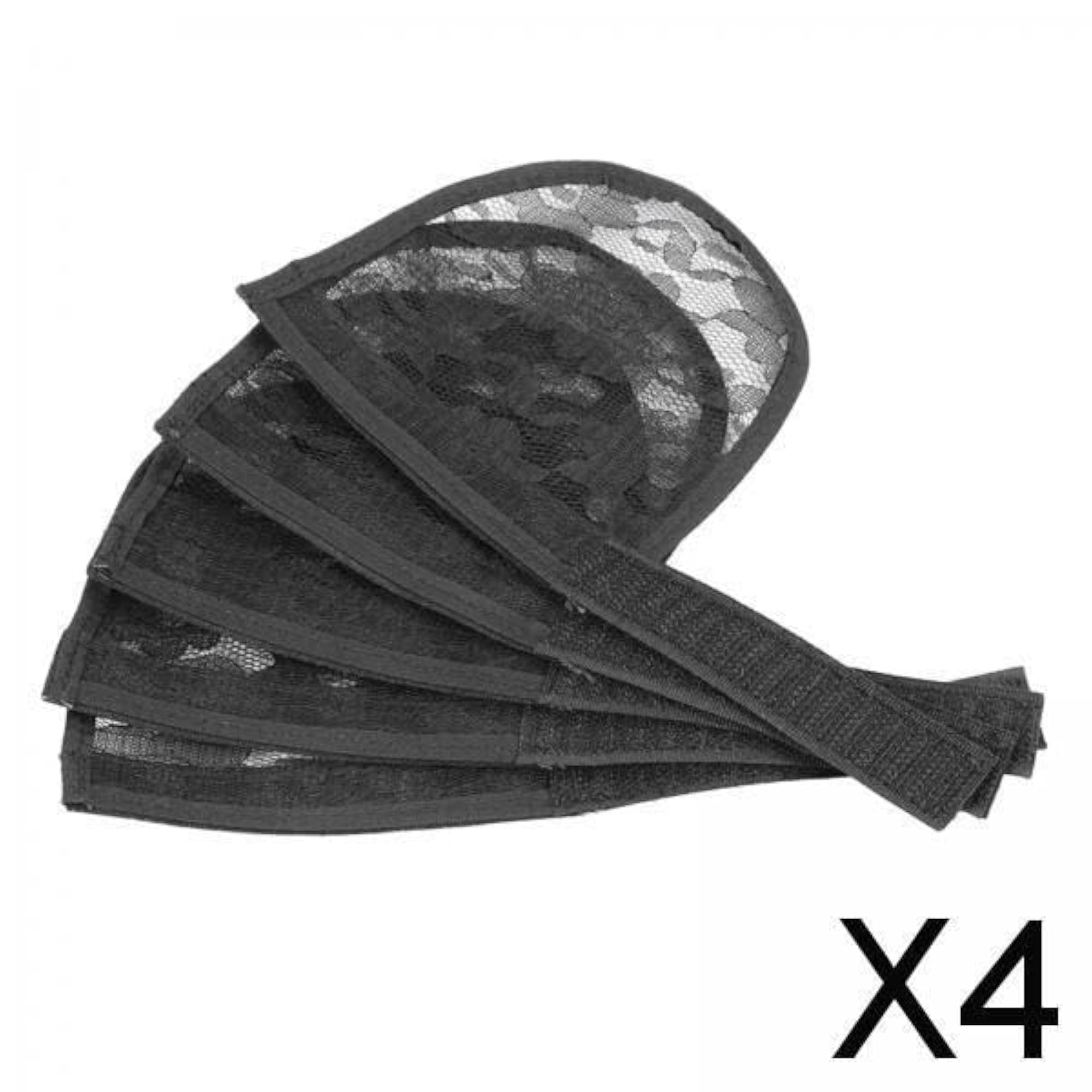 4x5pcs Hair Net for Making Ponytail Weaving Net Wig Caps