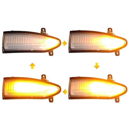 Espejo retrovisor intermitente Nissan Sylphy y Tiida con acabado ahumado de alta gama 5