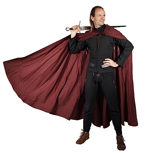 Cape en toile coton Mythrojan pour se protéger du vent en GN et reconstitution