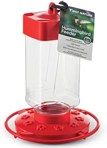 First Nature 3055 32-ounce Hummingbird Feeder