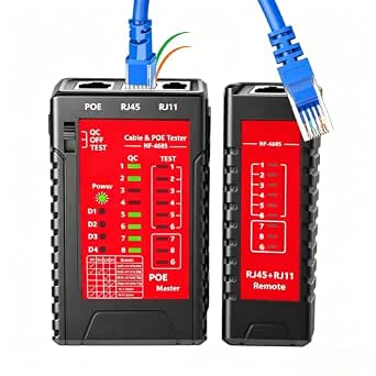 NF-468S Network Cable Tester, Ethernet Continuity & Crimping Tools