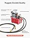 VEVOR Electric Hydraulic Pump, 750W 10,000 PSI, 120V Double Acting Electric Driven Hydraulic Pump Power Pack Unit, with Manual Valve, 2.1 Gallon / 8L, for Punching, Bending, Double Acting Cylinders