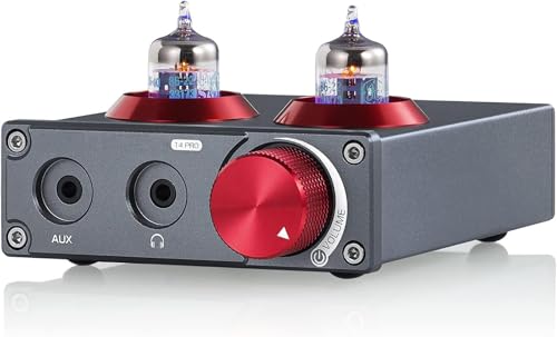 McbeAn Audio Preamplifier, Mini Vacuum Tube Phono Preamplifier, Retro Warm Sound, for Turntable Phone/PC/MP3/TV Home Stereo Headphone Amplifier