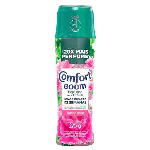 Comfort Boom Odorizador de Roupas Cristais de Perfume Euforia Floral 275gr