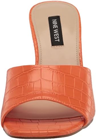 Nine West Women's NESA Wedge Sandal, Orange 800, 8.5 | Image 1