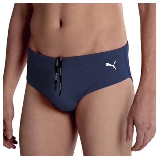 PUMA Sunga Clássica Lisa Puma Proteção Solar Uv50 Praia Piscina Masculino Adulto, 1 - Marinho, G