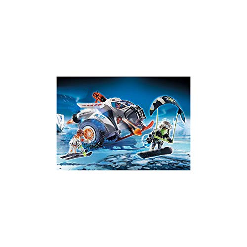 PLAYMOBIL Top Agents 70231, Slitta corazzata dello Spy Team con luci e Suoni, dai 6 Anni