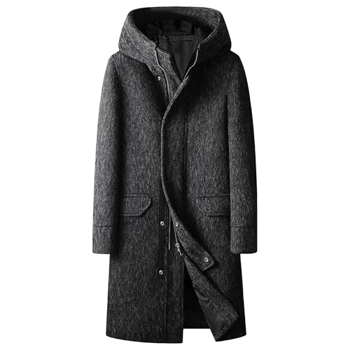 Manteaux mi-longs à capuche homme pour rester au chaud avec style décontracté