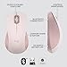 Logitech Signature M550 Wireless Mouse - for Small to Medium Sized Hands, 2-Year Battery, Silent Clicks, Bluetooth, Multi-Device Compatibility - Rose