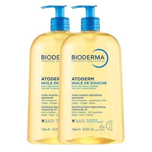 Atoderm Huile Lavante | Hydratation et Confort Immédiat | Nourrit Intensément | Nettoie, Relipide...