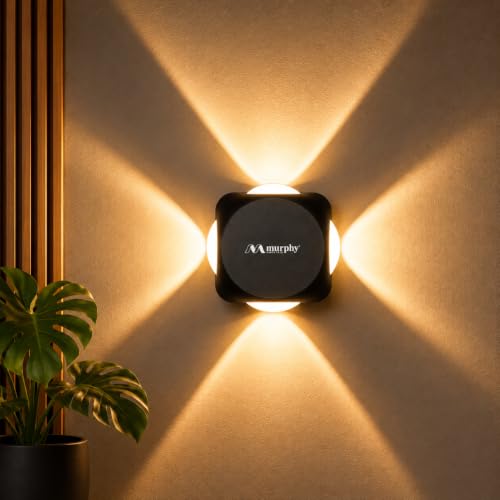 Murphy LED Outdoor Up/Down Wall Light - 6W, Warm White, (4 Multi-...