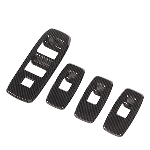Couvercle de panneau de commande de fenêtre pour Ford Ranger en carbone ABS x4