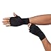 Tommie Copper Men's Core Compression Half Finger Gloves, Black, Large