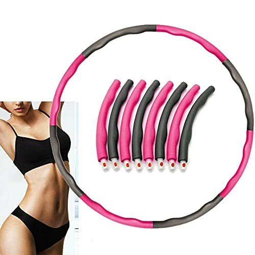 DayPlus Cerceau de fitness 6-8 segments amovibles avec mousse souple 98 cm pour fitness, entraînement, aérobic Cover