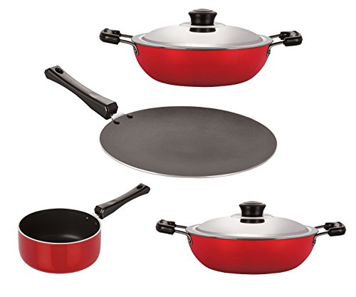 Nirlon Heat Resistance Kitchenware Combo Utensils Combo Set Offer 4 Piece, CT11_DKDM_DKDB_SPM